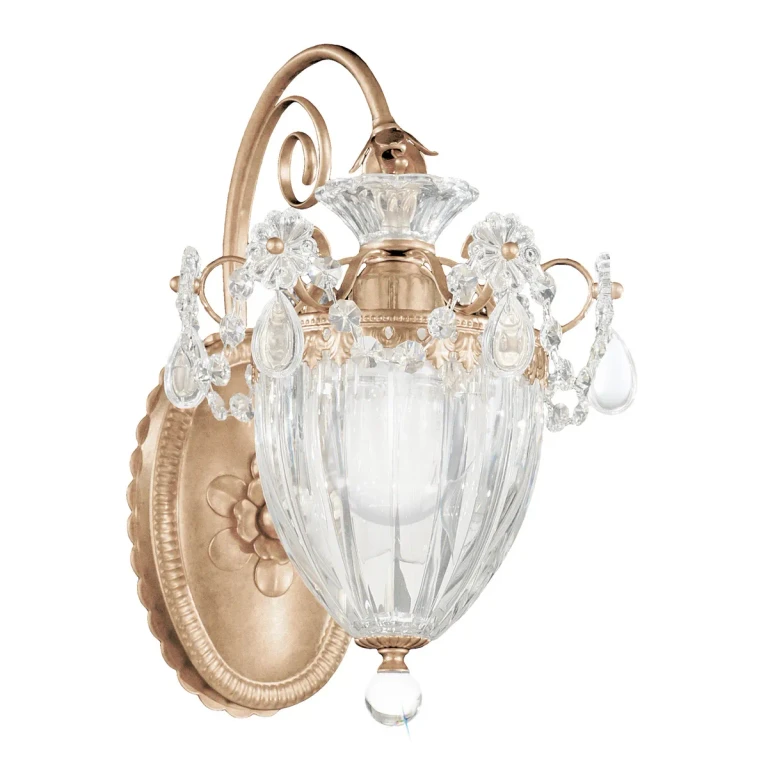 Antique Silver Wall Sconce from the Bagatelle Collection