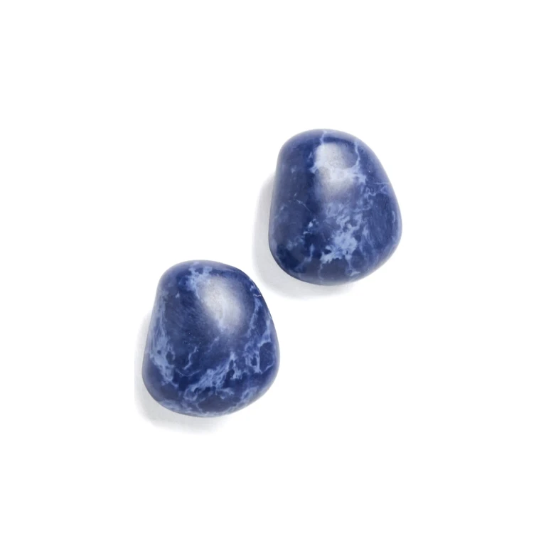 Lele Sadoughi Collector Baroque Stud Earrings Indigo One Size