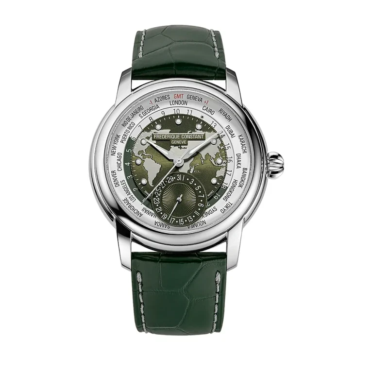 Frederique Constant Classic Worldtimer Manufacture Watch, 42mm