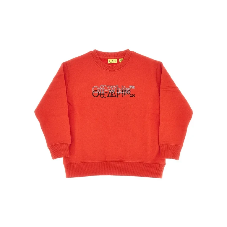 OFF WHITE Double Logo print crewneck sweatshirt Kids 6Y
