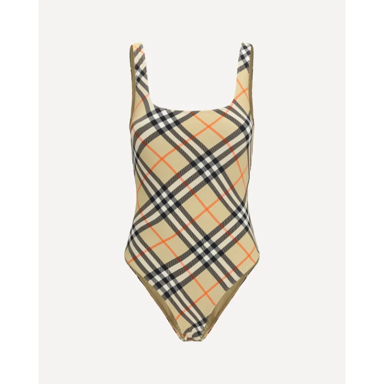 Fato de Banho Burberry Check Mulher M