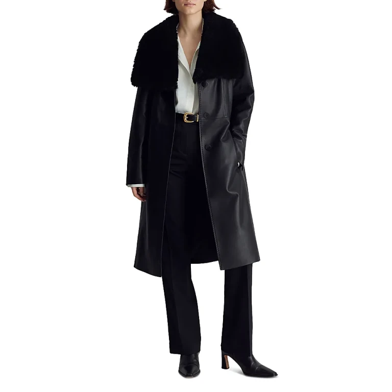 Dawn Levy Nina Leather Coat