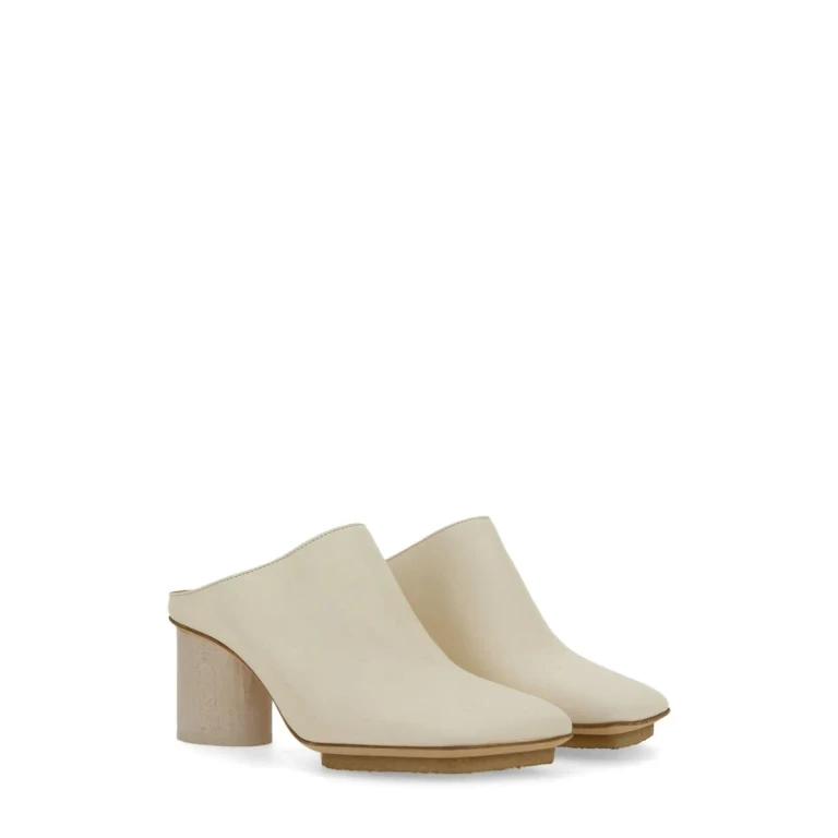 Uma Wang Mules - Blanc