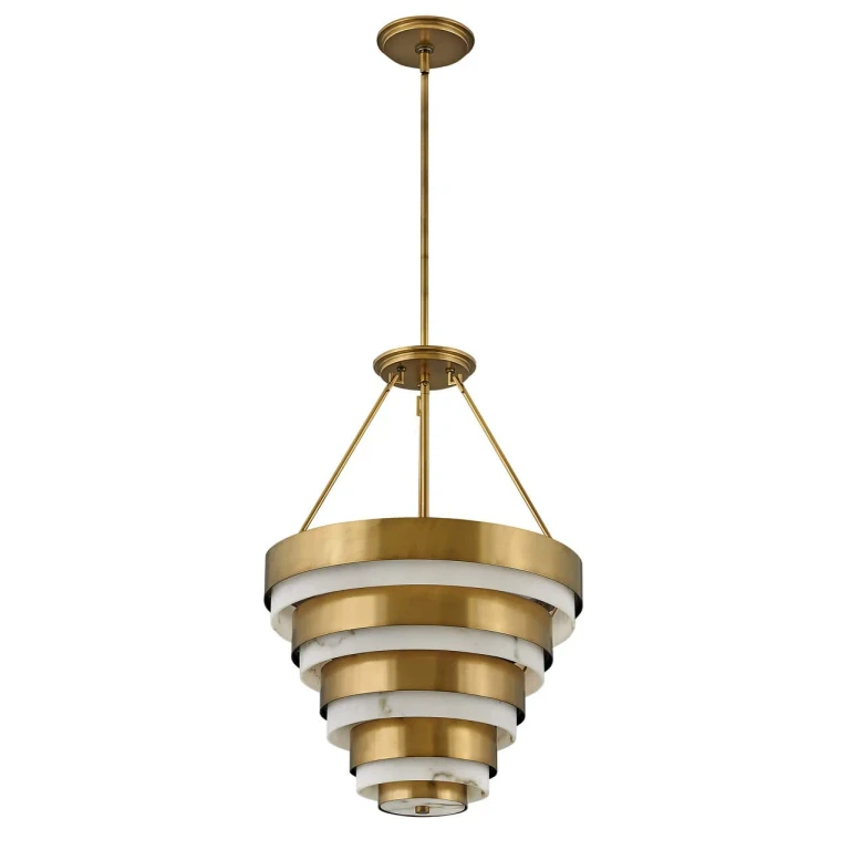 Heritage Brass LED Chandelier from the Echelon Collection