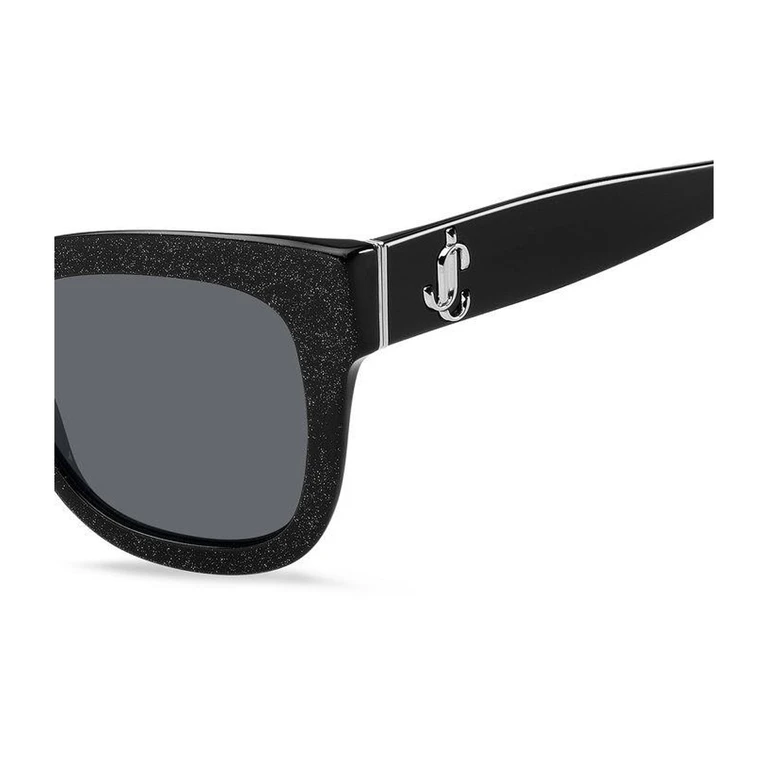 Jimmy Choo Jan-s Nero Celluloid Occhiali Sole - Women