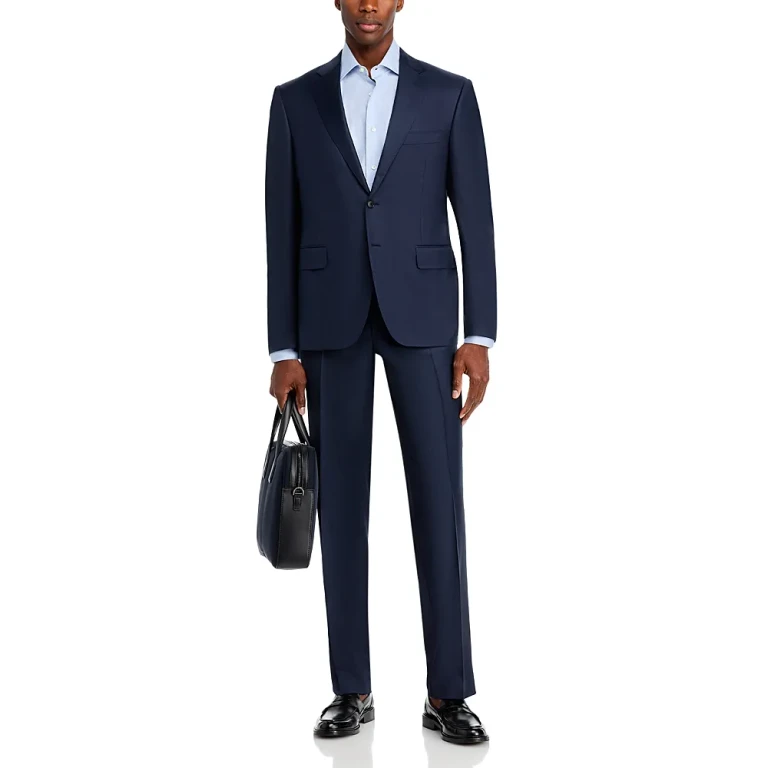 Canali Siena Sharkskin Classic Fit Suit