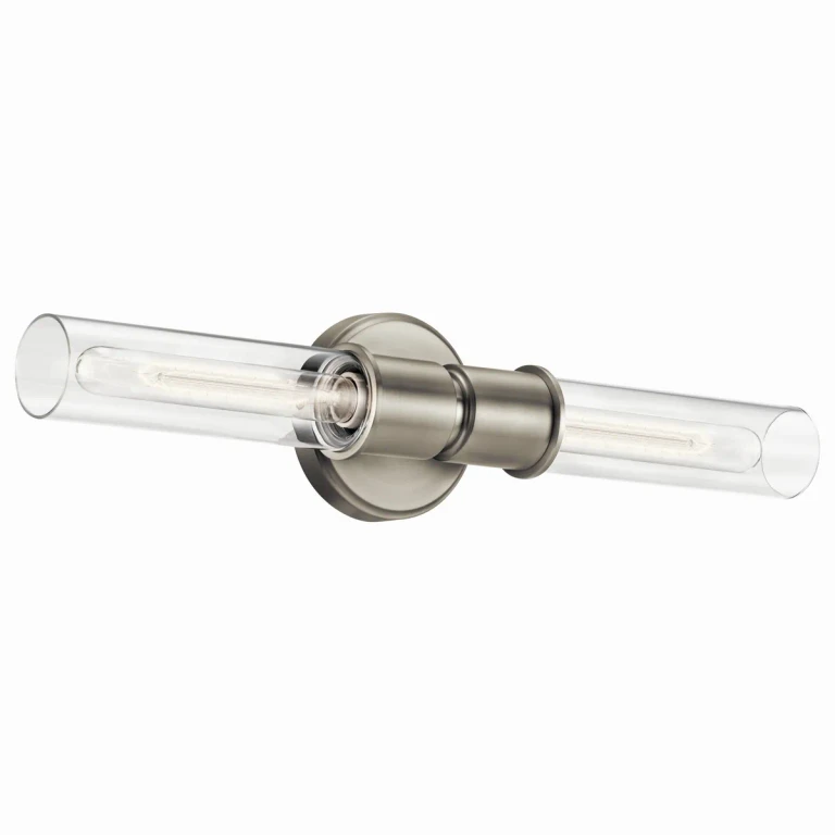Brushed Nickel Wall Sconce from the Aviv Collection