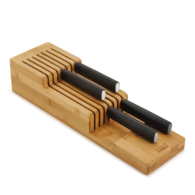 Joseph Joseph DrawerStore Bamboo 2-tier Knife Organizer