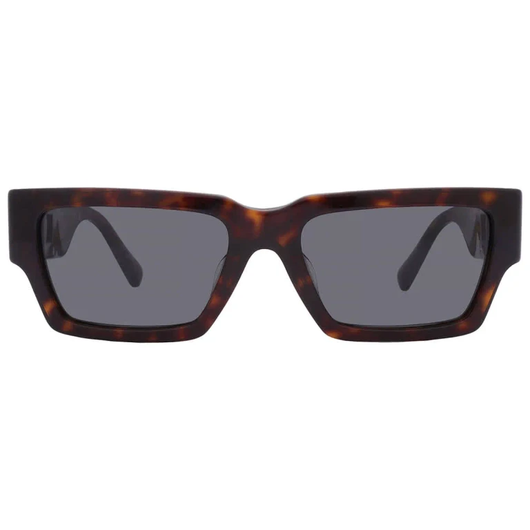 Versace Grey Rectangular Mens Sunglasses VE4459F 108/87 54
