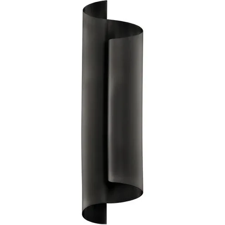 Black LED Wall Sconce from the Pirouette Collection