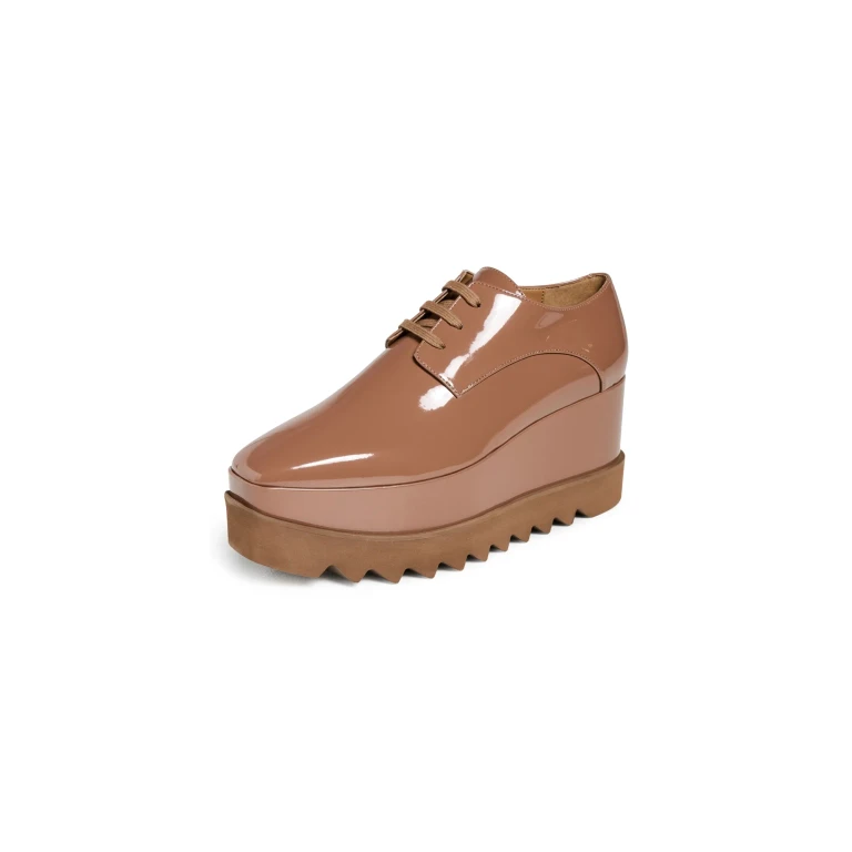 Stella McCartney Elyse Patent Alter Mat Sneakers Macaroon 35
