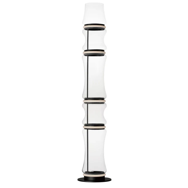 Black LED Floor Lamp from the Syndicate Collection