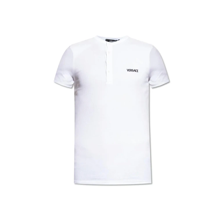 Cotton T-Shirt With Embroidered Logo (10196781A094101W000)