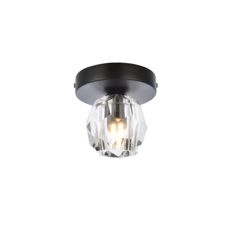 Black LED Flush Mount from the Eren Collection