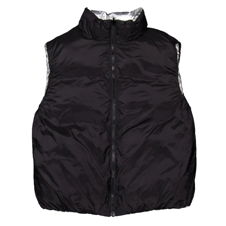 Moschino Boys Logo-Applique High Neck Vest