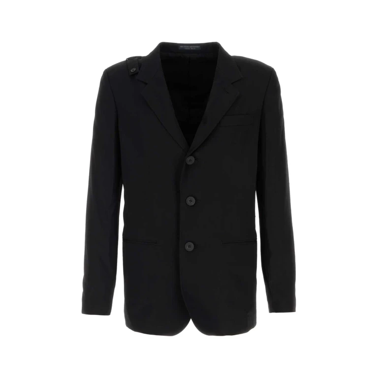 Off-White Black Wool Blazer