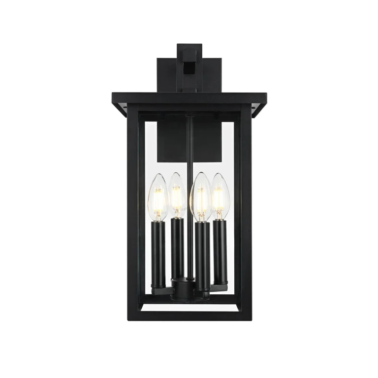 Black Outdoor Wall Sconce from the Sheridan Collection