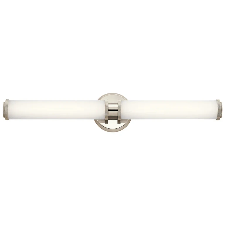 Indeco 27" 2-Light LED Bathroom Vanity Light in Polished Nickel