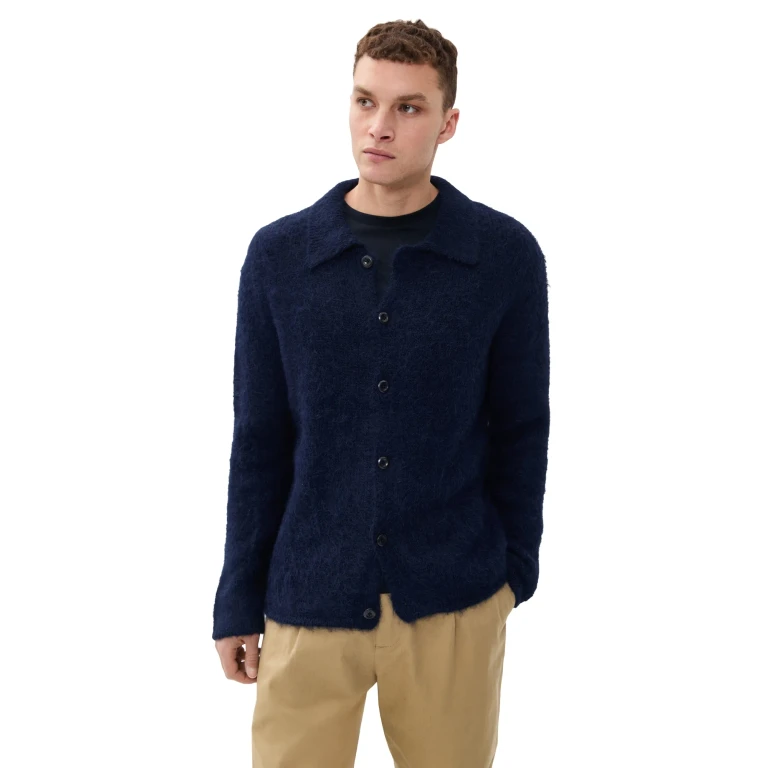 The Elder Statesman Thistle Overshirt Twilight L