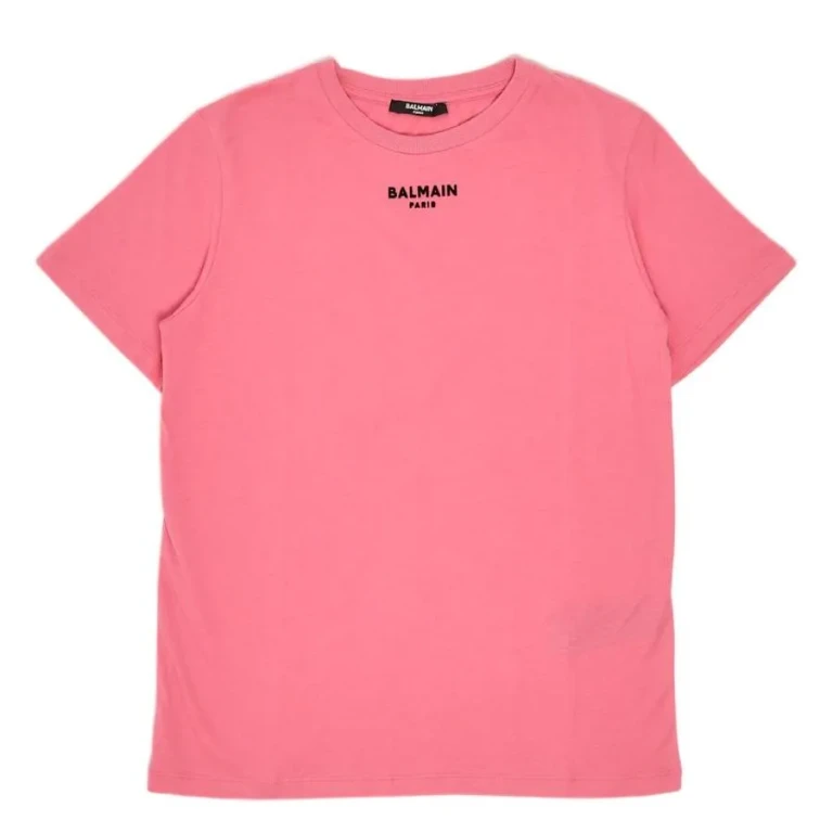 Balmain Girls Cotton Logo T-Shirt