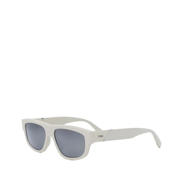 Fendi Diagonal Geometric Sunglasses, 56mm