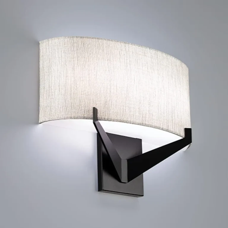 WAC Fitzgerald 3000K Wall Sconce in Black - WS-47116-30-BK