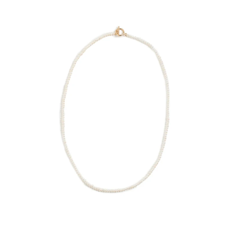 SHASHI Pearl Ciel Necklace Gold One Size