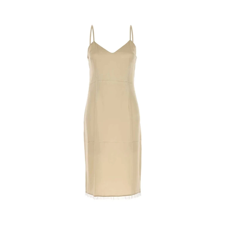 Prada Beige Satin Dress
