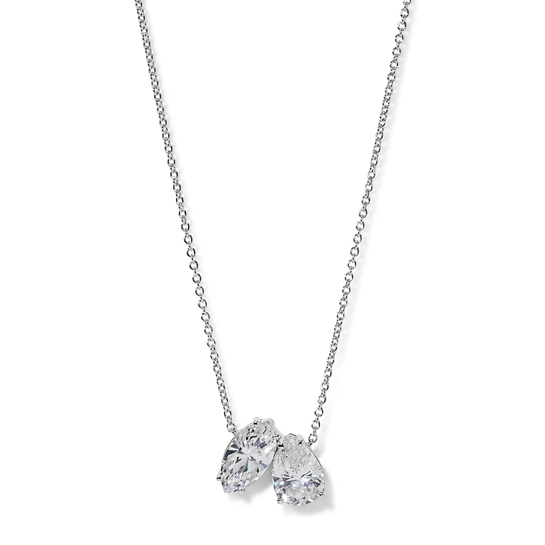 Nadri Everleigh Cubic Zirconia Pendant Necklace, 16-18