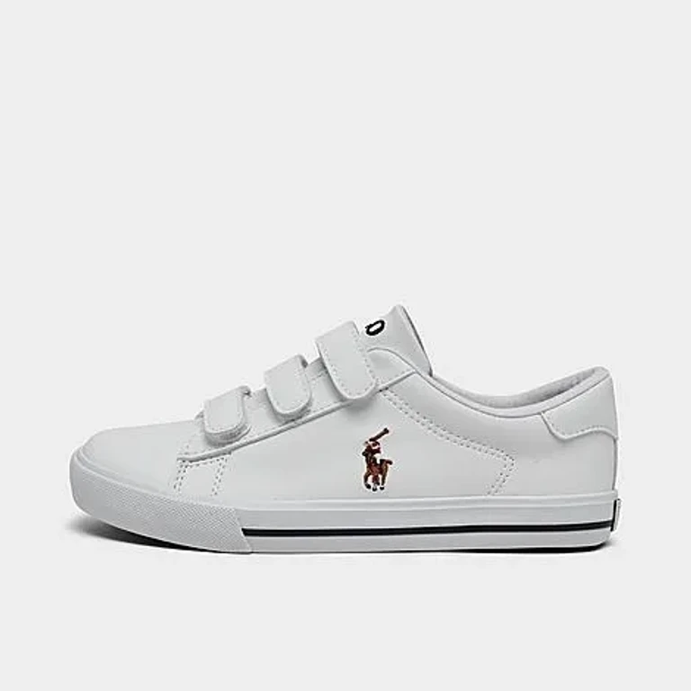 Boys Little Kids Easten II EZ Hook-and-Loop Casual Shoes in White Tumbled/Multi Size: 1.0