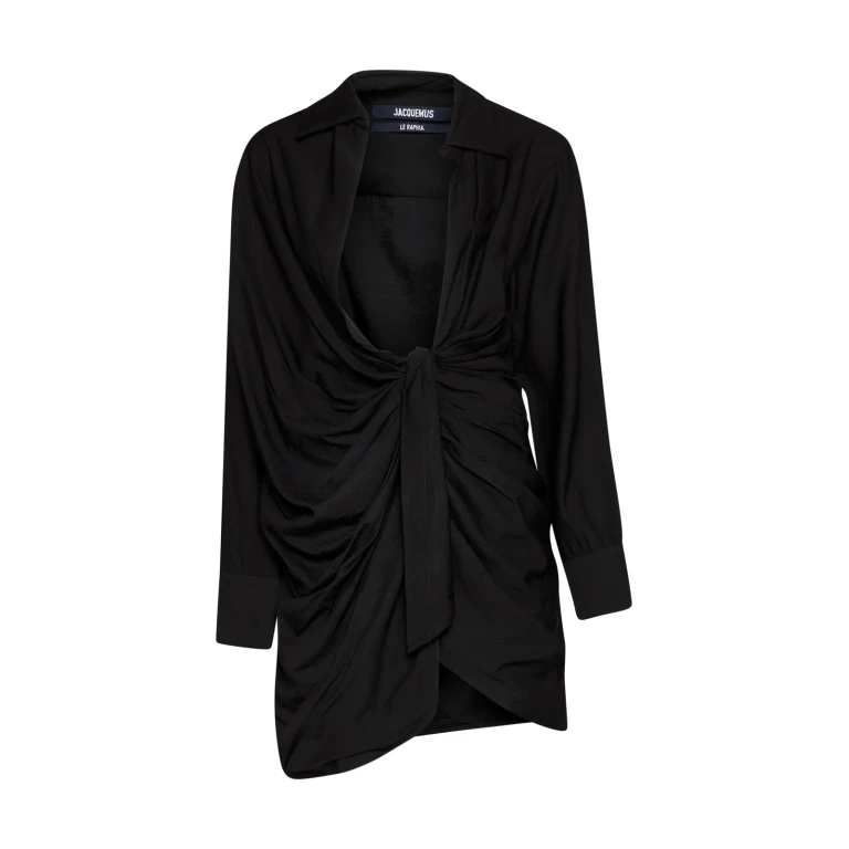 Vestido largo hasta la rodilla Jacquemus - Negro