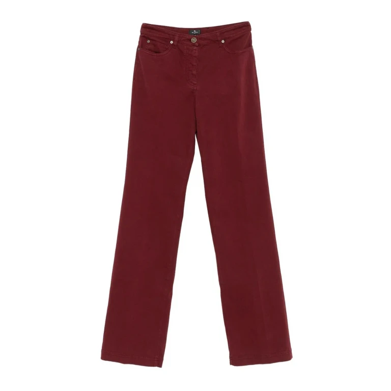 Etro Jean Bootcut - Rouge Brun