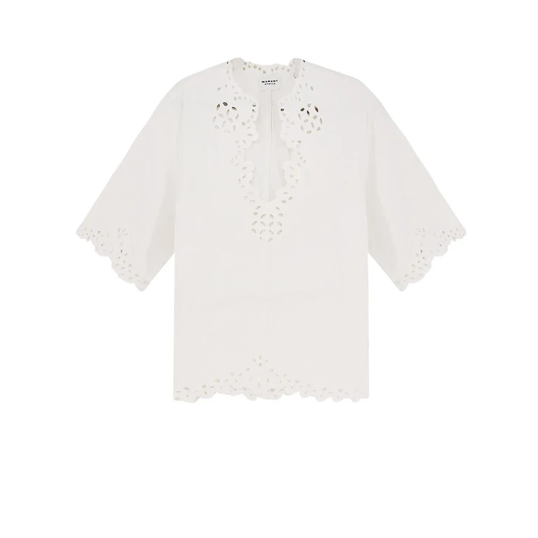 Shana Openwork Top