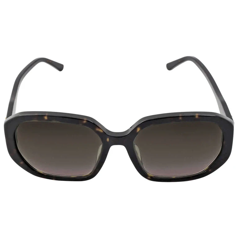 Jimmy Choo Brown Gradient Square Ladies Sunglasses KARLY/F/S 0086/HA 57