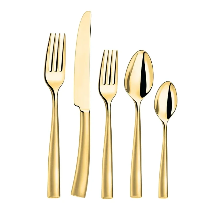 Couzon Silhouette Gold 5 Piece Place Setting