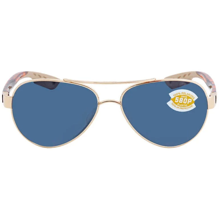 Costa Del Mar LORETO Grey Polarized Polycarbonate Ladies Sunglasses LR 64 OGP 56
