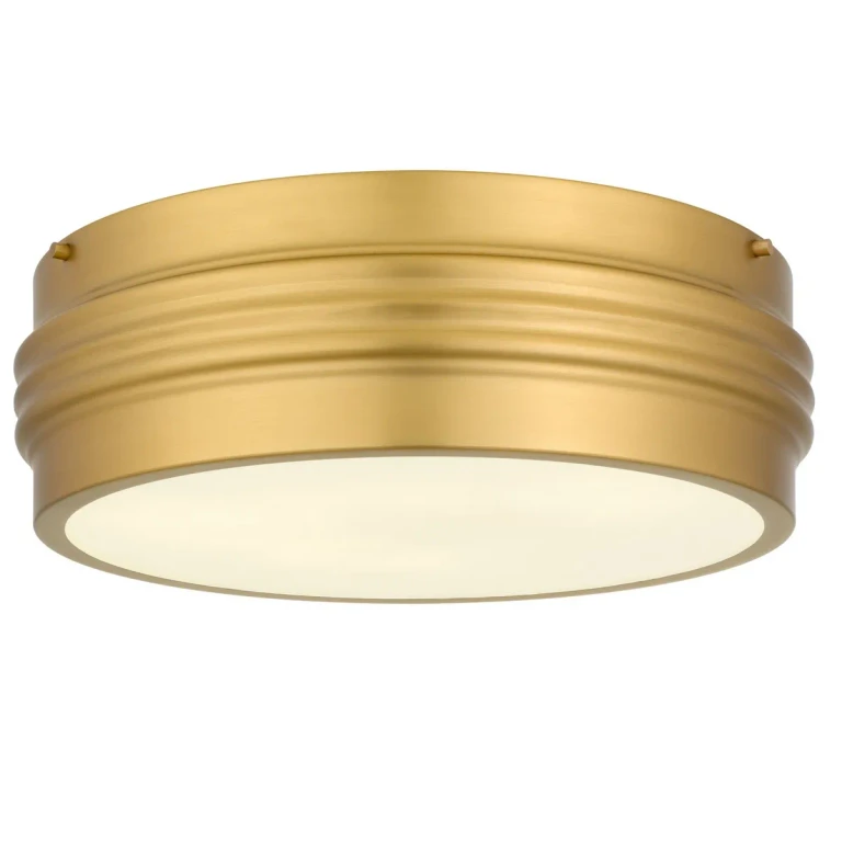 Brushed Gold Flush Mount from the Emmett Collection