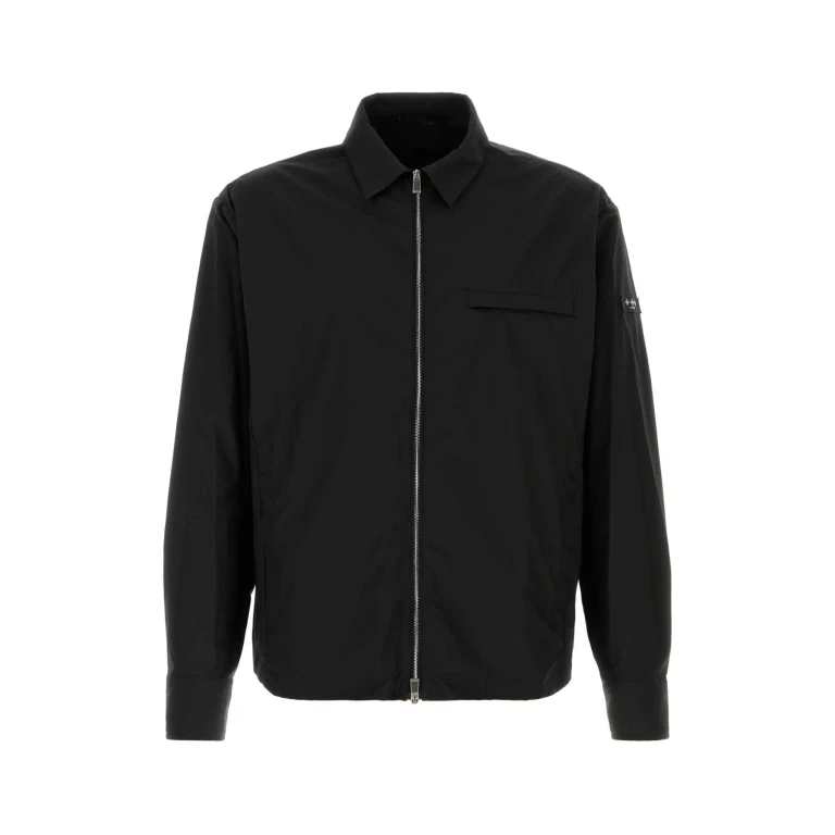 TATRAS Black Cotton Blend Lamide Shirt