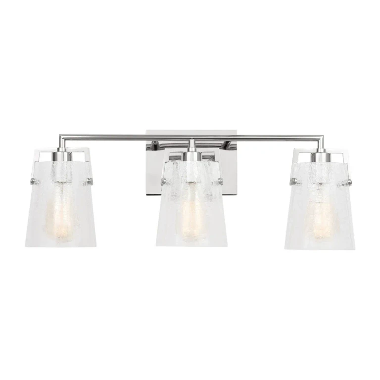 Chrome Bathroom Vanity Light from the Crofton Collection