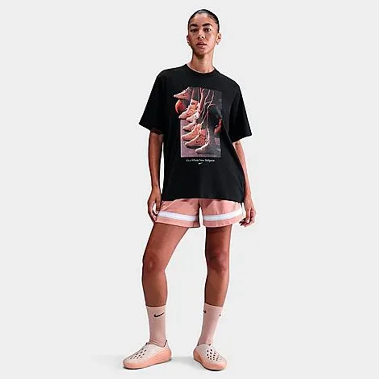 Nike Women's Dri-FIT Short-Sleeve Basketball T-Shirt in Black Size: XS