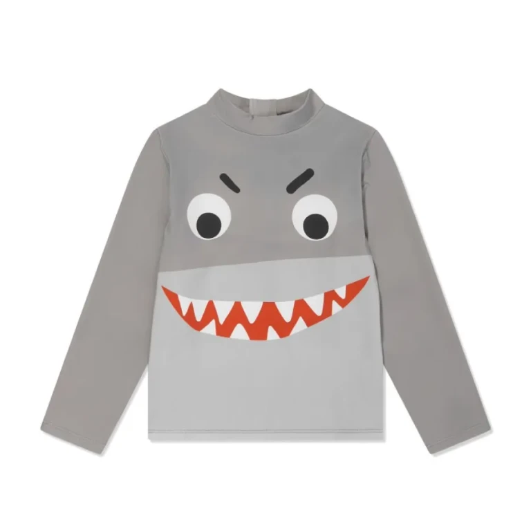 Stella McCartney Boys Shark Neck Swim Top