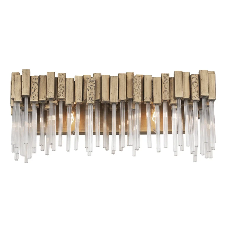 Havana Gold Bathroom Vanity Light from the Matrix Collection