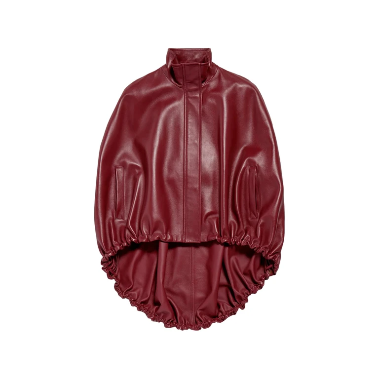 Balenciaga Short Cape Red Giacca - Women