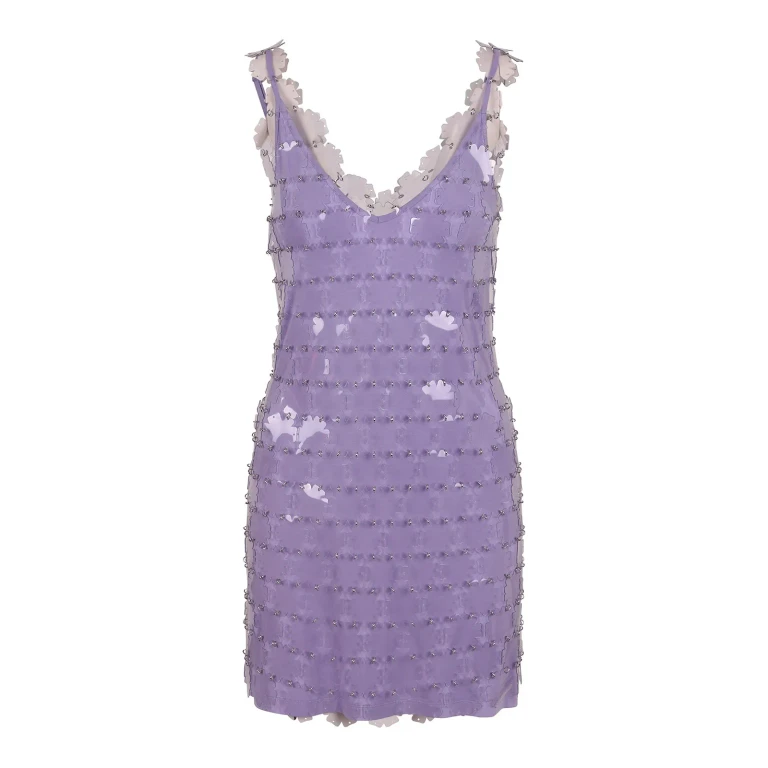 Rabanne Robe De Cocktail - Violet