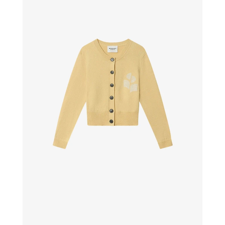 Cardigan Newton - Femme - Jaune Clair - Taille 40 - Marant Étoile