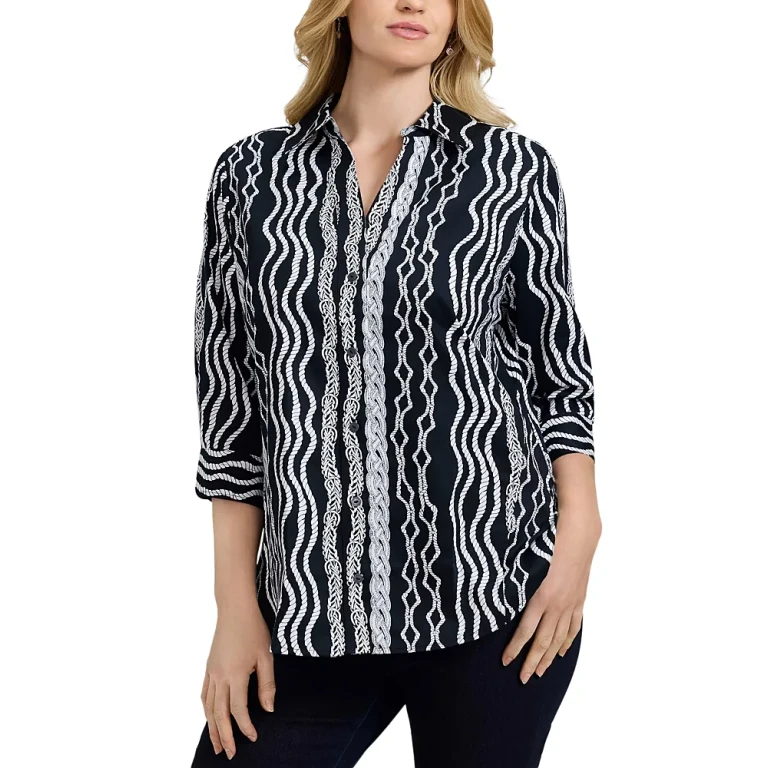 Foxcroft Plus Paityn Shirt