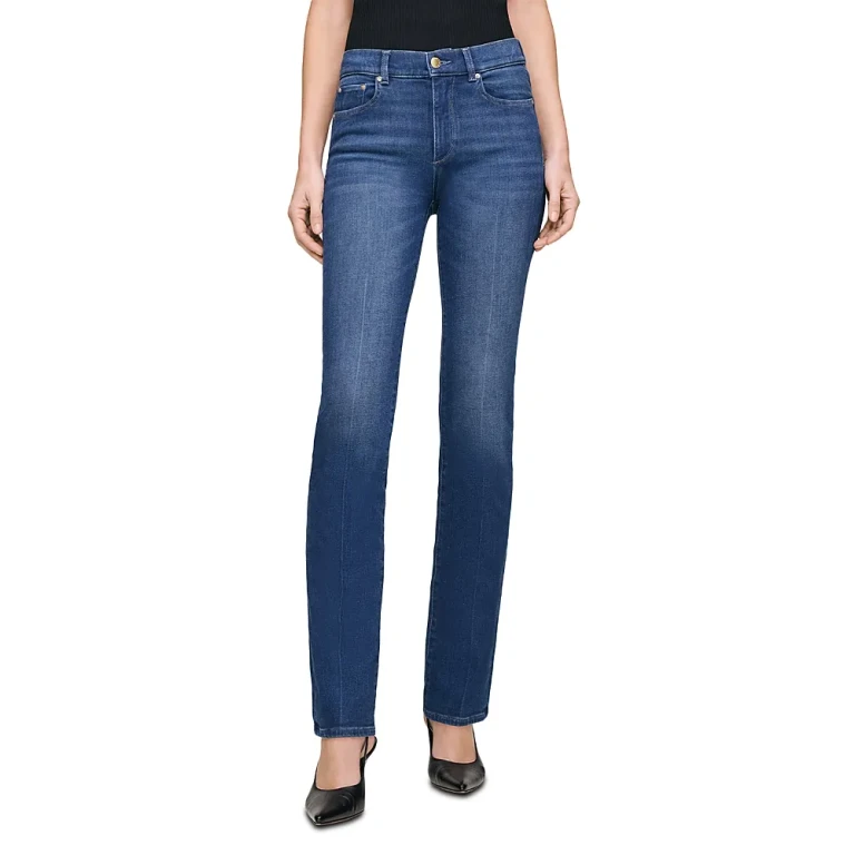 DL1961 Mara Straight Mid Rise Instasculpt Jeans in Santa Monica