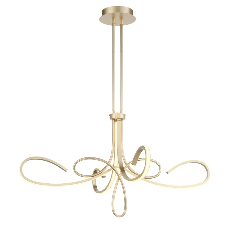 Soft Gold LED Chandelier from the Astor Collection