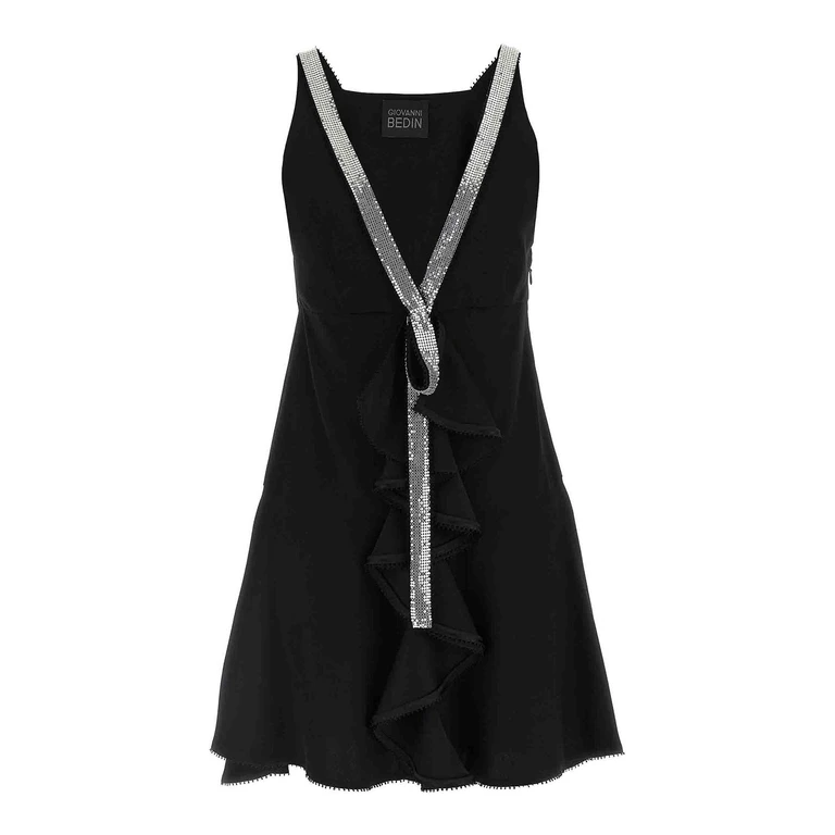 Giovanni Bedin Robe Au Genou - Noir