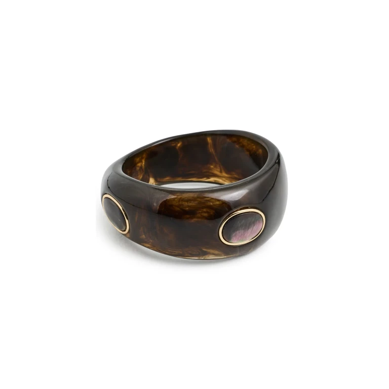 LELET NY Arlo Cuff Bracelet Abalone One Size